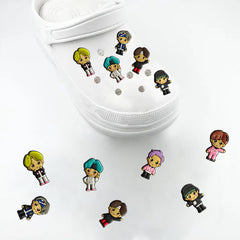 7pcs Waterproof Cartoon Shoe Charms DIY Accessories Teens Women
