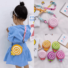 Kids' Lollipop Silicone Crossbody Bag for Girls