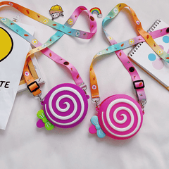 Kids' Lollipop Silicone Crossbody Bag for Girls