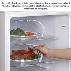 1pc Microwave Splash Cover Transparent Anti Sputtering Reusable Food Cover