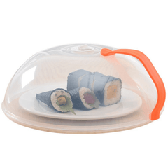 1pc Microwave Splash Cover Transparent Anti Sputtering Reusable Food Cover