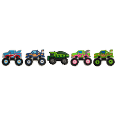 5pcs Monster Truck Clogs Shoe Charms Shoe Decoration Shoes Accessories