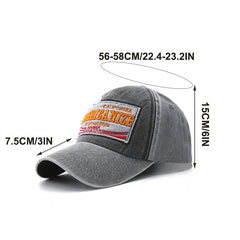 Classic AMERICANIZE Letter Retro Baseball Cap for Men Women