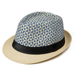Straw Vintage Woven Sun Visor Hat for Middle-aged and Elderly