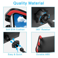 Car Rear Pillow Phone Holder Tablet Stand Seat Mounting Bracket