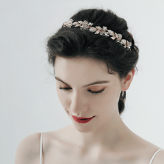 Rhinestone Faux Pearl Head Piece Head Hoop Head Jewelry