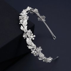 Rhinestone Faux Pearl Head Piece Head Hoop Head Jewelry