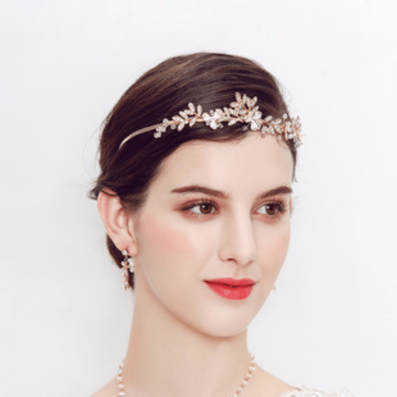 Rhinestone Faux Pearl Head Piece Head Hoop Head Jewelry