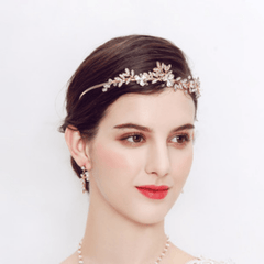 Rhinestone Faux Pearl Head Piece Head Hoop Head Jewelry