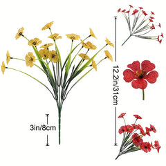 1pc Outdoor Faux Flower Realistic Simulation DIY Craft Home Decor