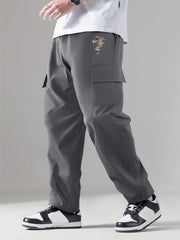 Classic Cargo Pants Men s Drawstring Loose Straight Leg