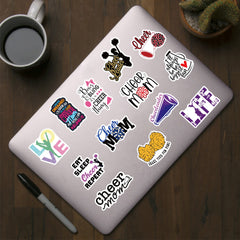 50pcs Cartoon Cheer Celebrate Stickers DIY Waterproof Decoration