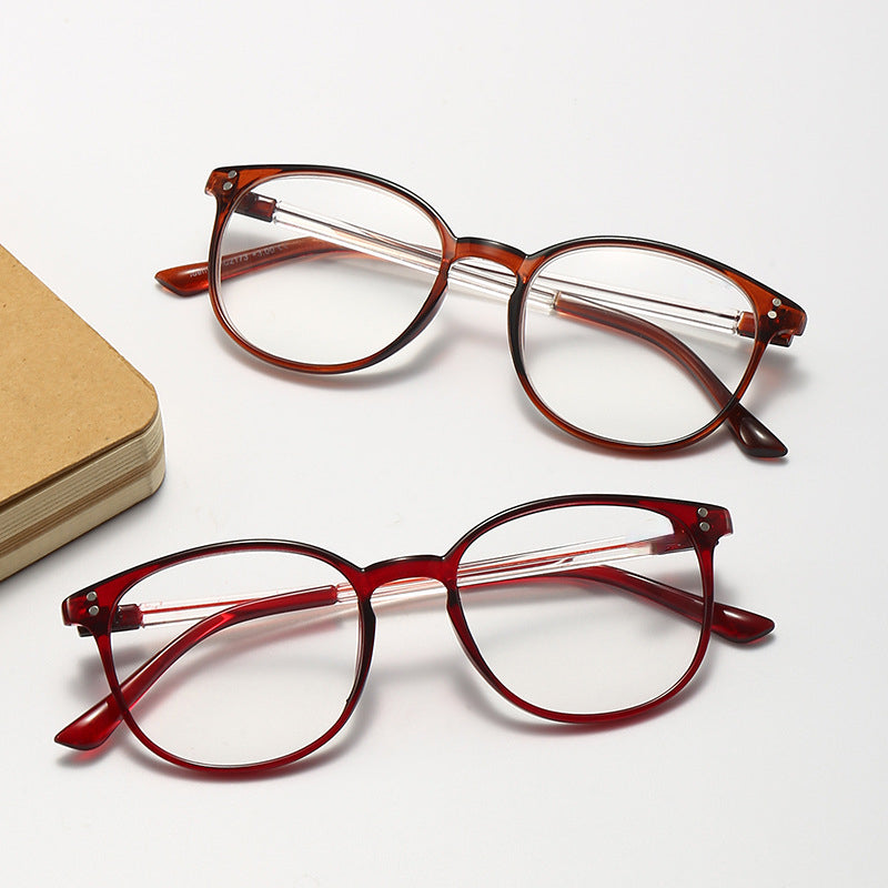Square Reading Glasses HD Vision Clear Frame Presbyopic Glasses 1.0-4.0