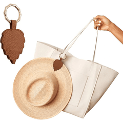 Leaf Shape Hat Clip Holder Portable Bag Hat Keeper
