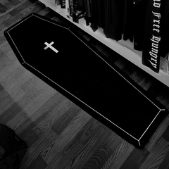 Soft Decorative Rug Thick Bedside Plush Mat Cross Light Living Room Carpet