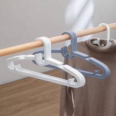 10pcs Space Saving Hangers - Anti-Slip Closet Hangers