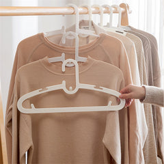 10pcs Space Saving Hangers - Anti-Slip Closet Hangers