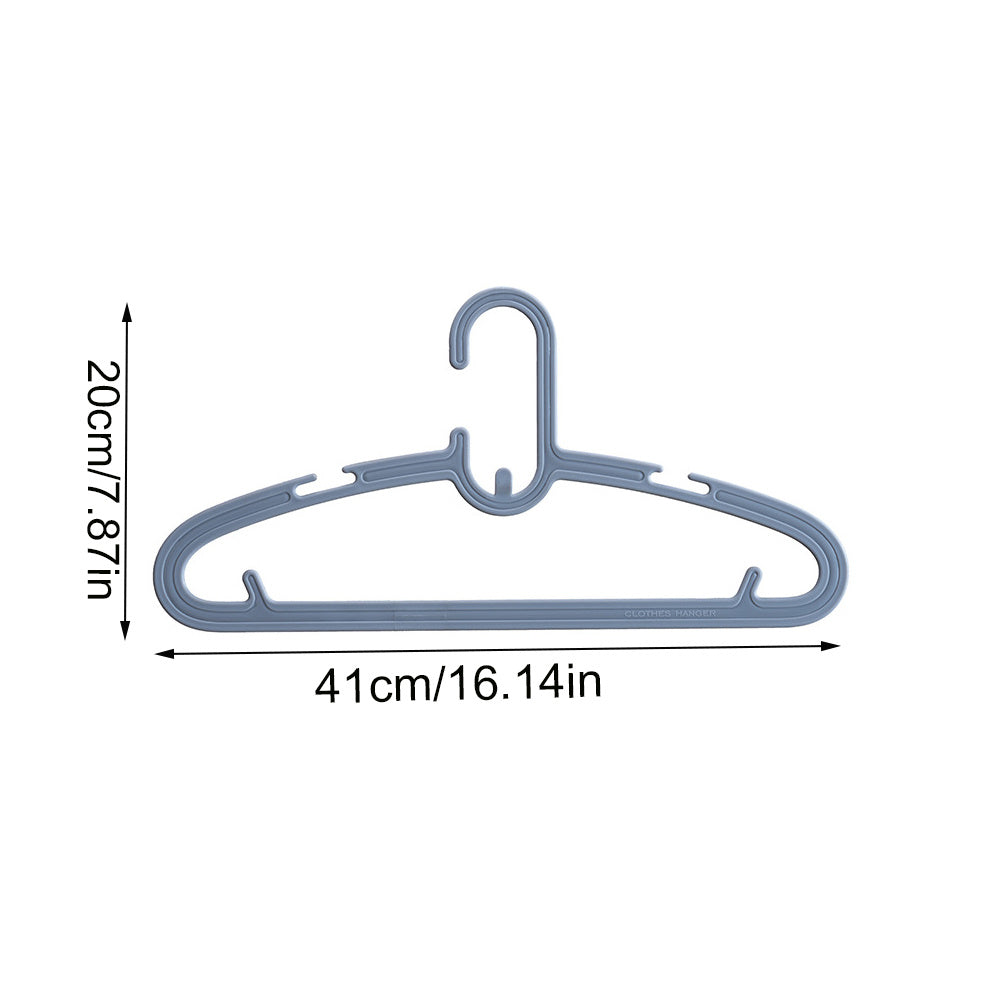 10pcs Space Saving Hangers - Anti-Slip Closet Hangers