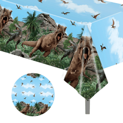Dinosaur Tablecloth Jurassic Birthday Party Decoration