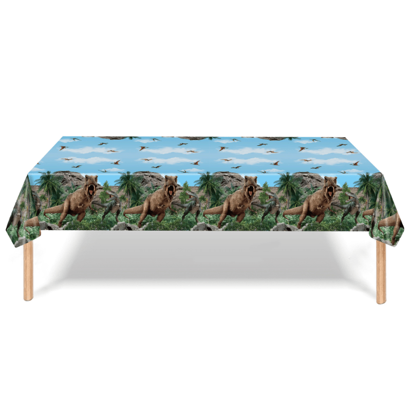Dinosaur Tablecloth Jurassic Birthday Party Decoration
