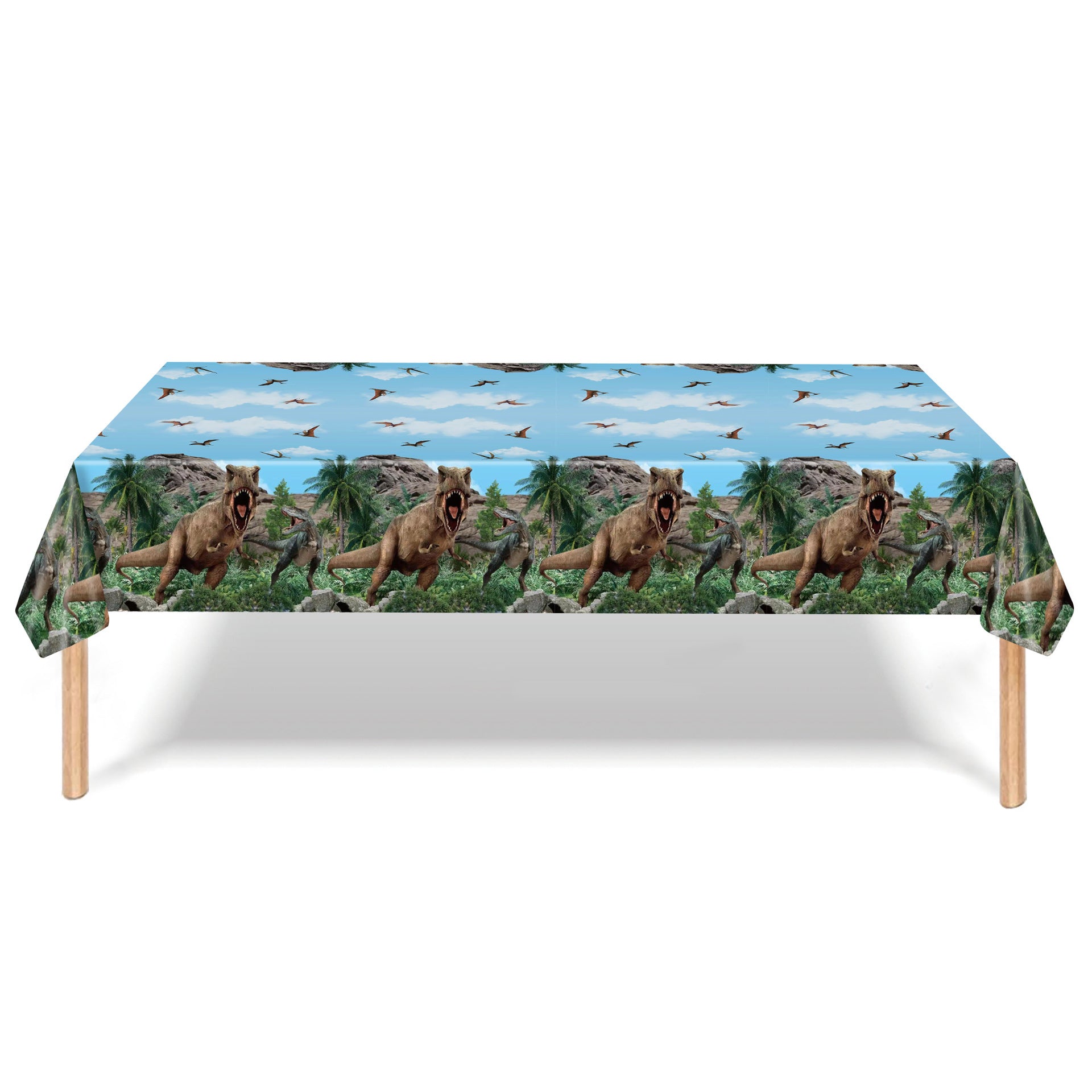 Dinosaur Tablecloth Jurassic Birthday Party Decoration