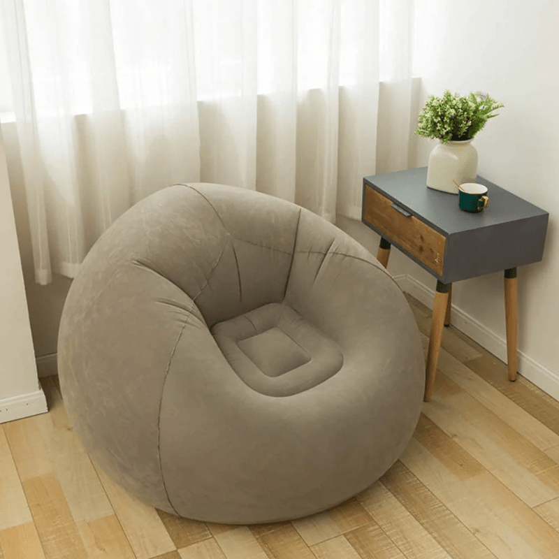 Beanless Inflatable Chair Air Sofa Outdoor Lazy Sofa Chair Washable Couch