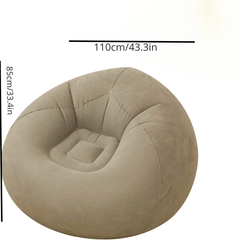 Beanless Inflatable Chair Air Sofa Outdoor Lazy Sofa Chair Washable Couch