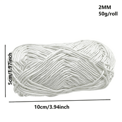 Polyester Chunky Yarn 2mm Glow In The Dark DIY Knitting Crocheting
