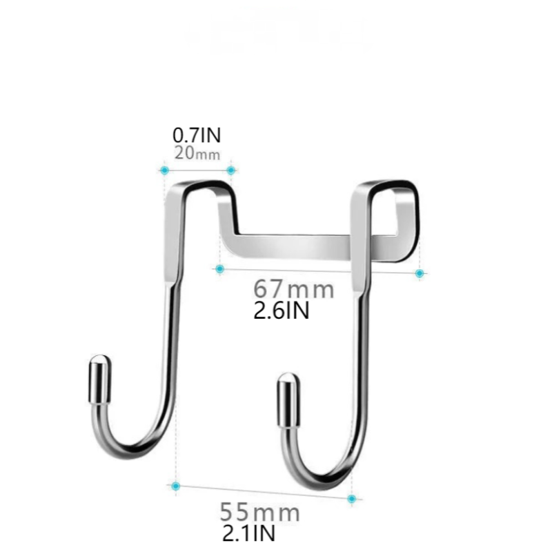 S-shaped Hook Kitchen Closet Hanger Bathroom Storage Tool