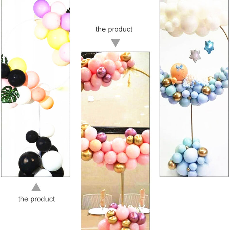 Balloon Wreath Ring Circle Bow Weddings Baby Showers Birthdays Party Decor