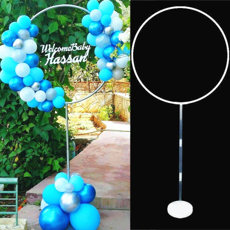 Balloon Wreath Ring Circle Bow Weddings Baby Showers Birthdays Party Decor