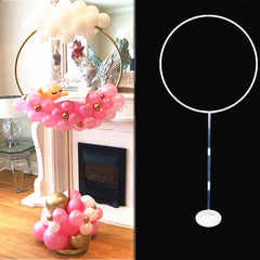 Balloon Wreath Ring Circle Bow Weddings Baby Showers Birthdays Party Decor