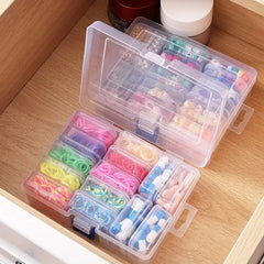 Clear Plastic Storage Box for Jewelry Beads Nail Art
