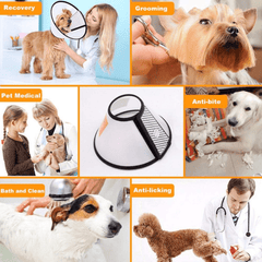 Adjustable Pet Recovery Collars: Post-Surgery Protection for Dogs & Cats