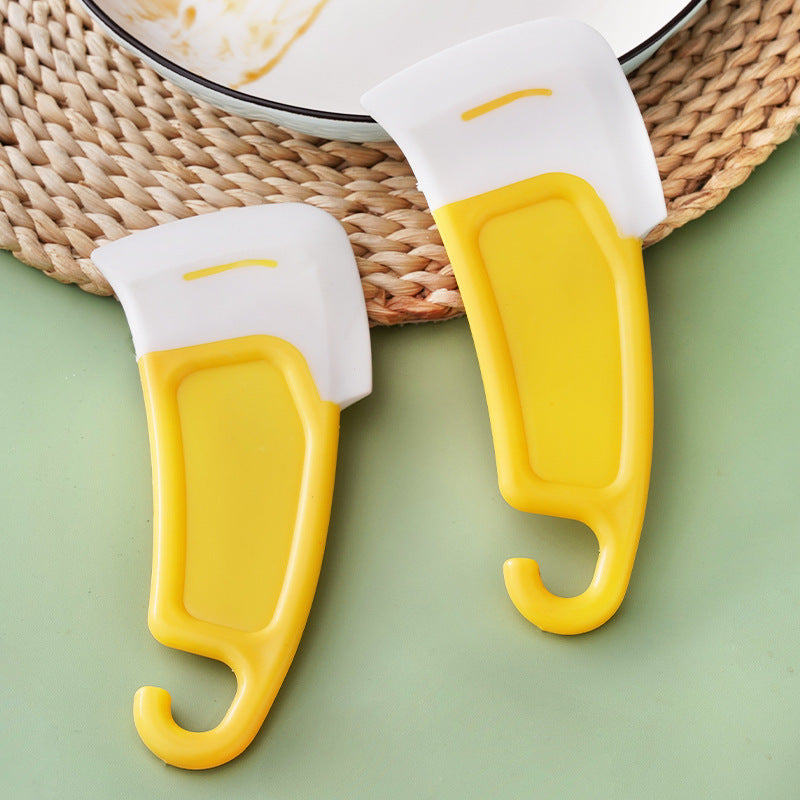 10pcs Silicone Cleaning Spatula Pan Scraper Dish Washing Spatula