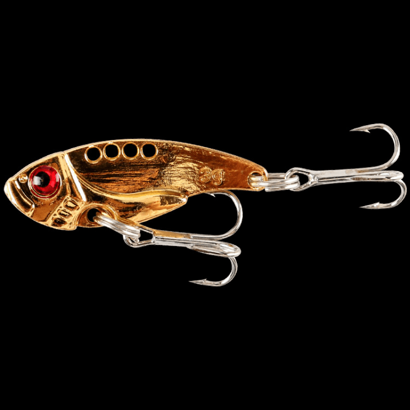 Zinc Alloy VIB Fishing Lures Treble Hooks Tuna Hard Baits