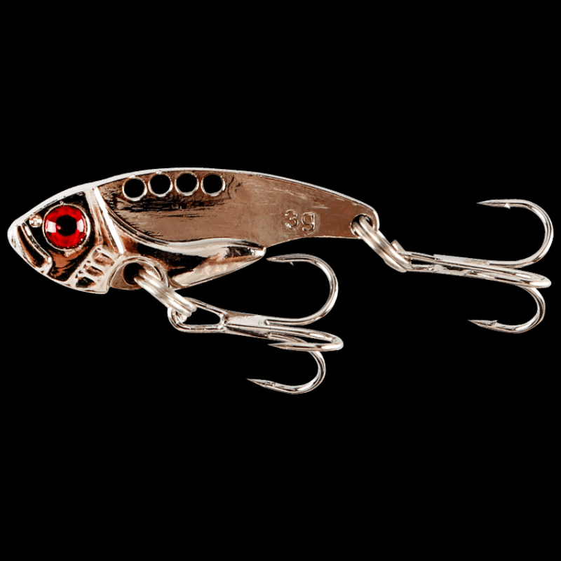 Zinc Alloy VIB Fishing Lures Treble Hooks Tuna Hard Baits