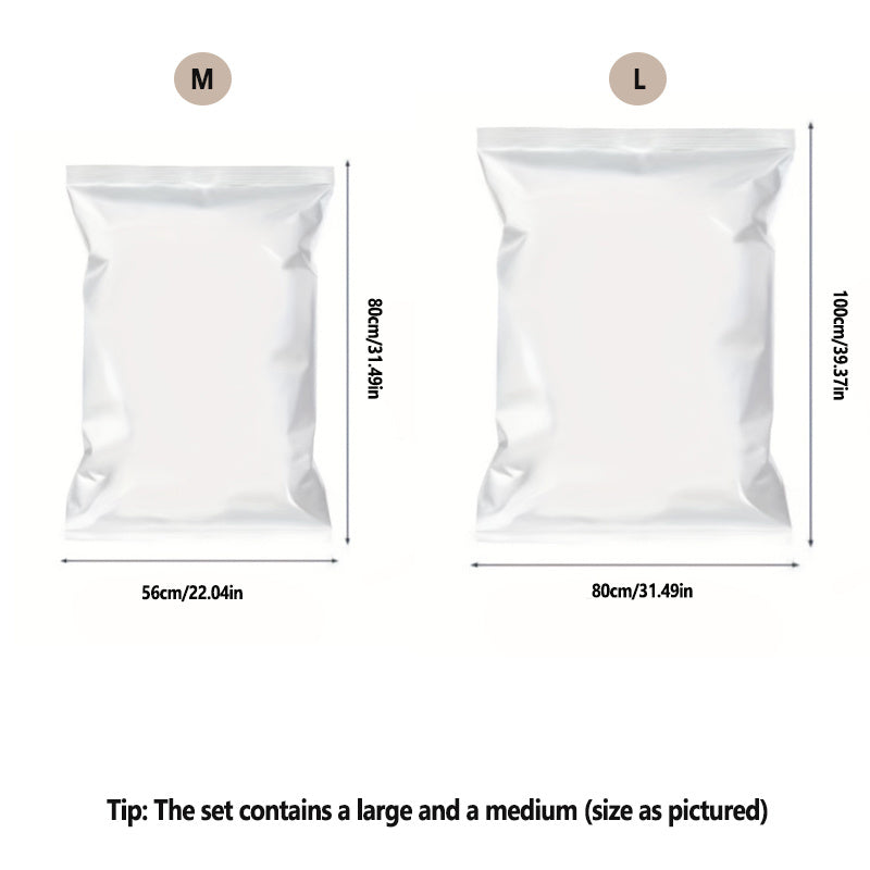 2pcs Travel Vacuum Storage Bag for Luggage