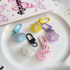 Y2k Style Pearl Shell Keychain For Girls Bag Pendant Accessories