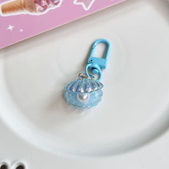 Y2k Style Pearl Shell Keychain For Girls Bag Pendant Accessories