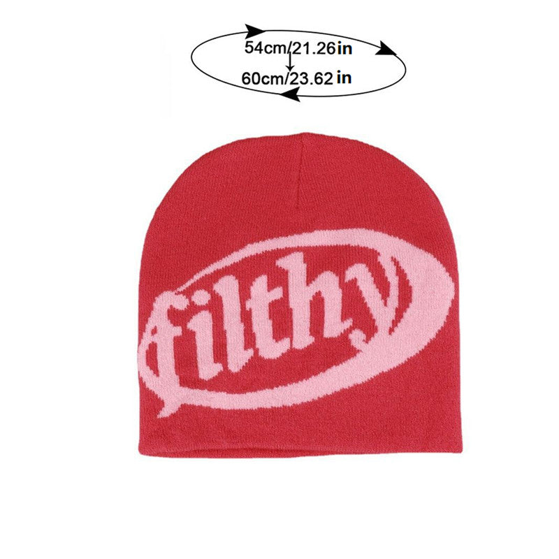 Knitted Hat Warm Winter Skullies Hip Hop Beanie For Men Women