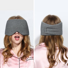 Oversized Eye Mask for Yoga and Meditation with Nose Pad and Full Coverage