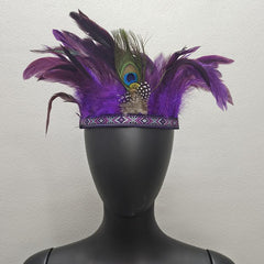 Peacock Pattern Headband Stage Performance Hair Accessories