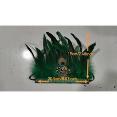 Peacock Pattern Headband Stage Performance Hair Accessories