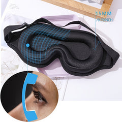 Contoured Sleep Mask - Block Light for Travel, Rest