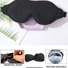 Contoured Sleep Mask - Block Light for Travel, Rest