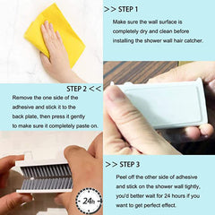 1pc Silicone Hair Catcher for Clean and Tidy Bathrooms