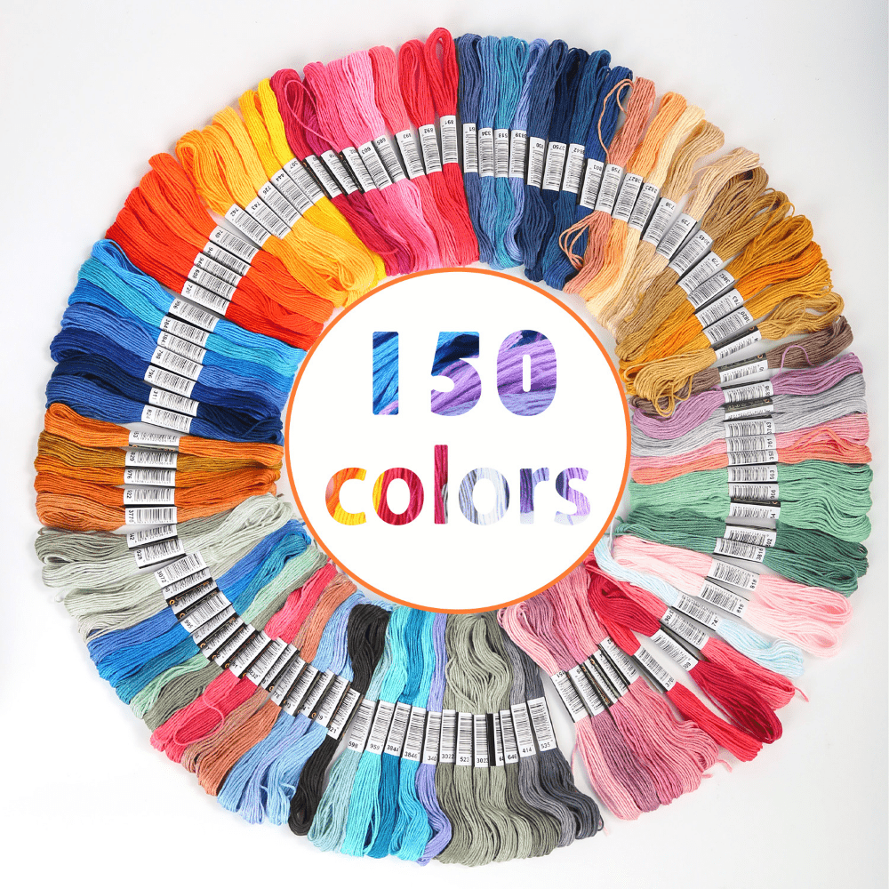 24 Colors Embroidery Thread Polyester Threads For Friendship Ribbons