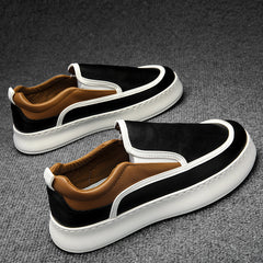 Men's Chunky Stitched Slip On Loafers Casual Outdoor Shoes