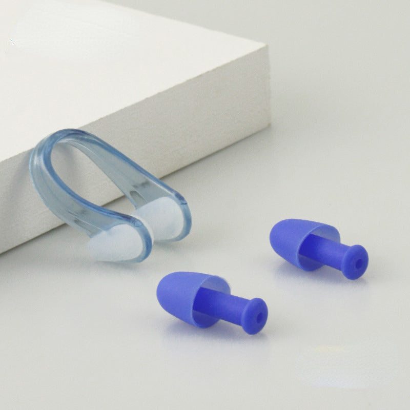 Waterproof Silicone Nose Clip Earplug Set for Swimming